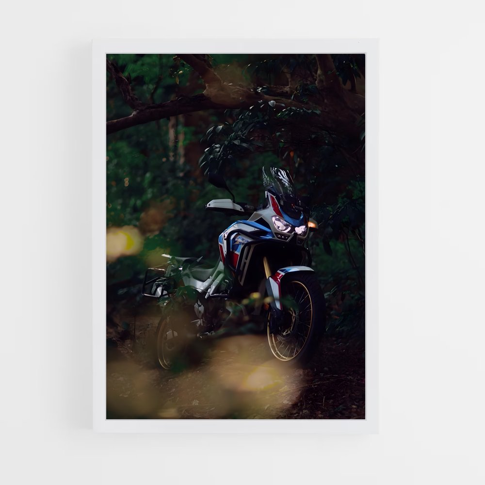Poster splendide moto Africa Twin CRFL – affiche Honda Moto (vue 3)